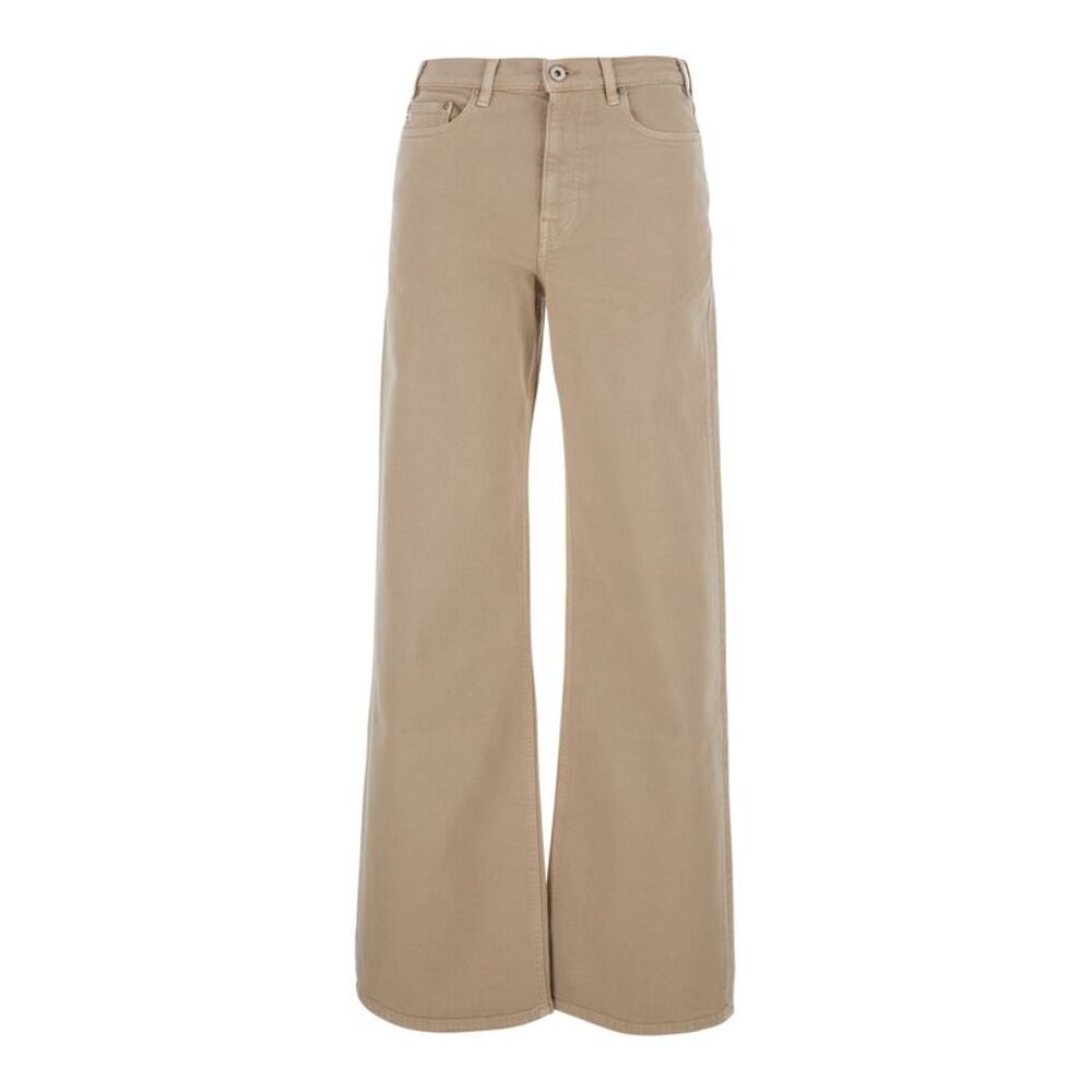 Ag Jeans Women New Baggy Comfortable Jeans In Denim And Cotton Beige Women